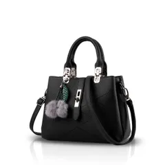[NICOLE & DORIS] ハンドバッグ 新しい波パケットメッセンジャーバッグ レディース(Black) Lのサムネイル