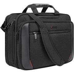 [Clearance Sale] Job Hunting, Business Trips, Commuting, School, and Work: Anti-Skimming, Carry-on Support, Shoulder Bag, Expandable Gusset, Water-Repellent, Black, 2-Way, Large Capacity, B4/A4 PC Bag, Men's, Fits 17.3-inch PCs, Business Bag [EMPSIGN]