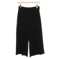 ユナイテッドアローズ UNITED ARROWS ワイドパンツ クロップド 34 黒 /YM