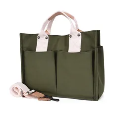 [NICOLE & DORIS] トートバッグ レディース キャンバス 2way A4サイズ対応 大容量 軽量 ハンドバッグ 肩掛けバッグ ショルダーバッグ マザーズバッグ 手提げ bag おしゃれ カバン 帆布 仕切り ポケット多い 自立 通学 通勤 多機能のサムネイル