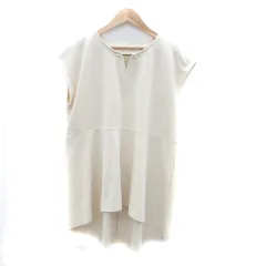 テチチ Te chichi TERRASSE チュニック スリットネック フレンチスリーブ フェイクパール F ベージュ /HO55のサムネイル