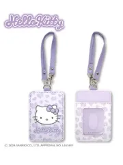 日本 Sanrio ミルキーフェイス ハローキティ レオパードキティ リールパス ケースのサムネイル
