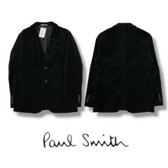 ポールスミス ウールハーフコート 日本製 L ブラック 極美品PaulSmith