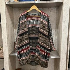 KAPITAL KOUNTRY 7G ガウディ ピースニットベスト ブラック L KAPITAL
