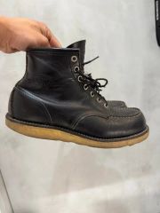 00s REDWING workboots leather BLK - メルカリ
