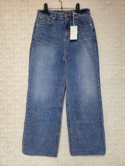 タグ付き スピックアンドスパン 5 1/2 ルーズストレートデニムパンツ