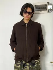 ヴァレンティノ ブラウン スウェード ブルゾン ジャケット Mのサムネイル