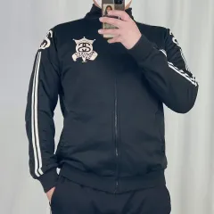 STUSSY 00s サイドライン ブラック トレーナー ジャージ L 250104のサムネイル