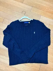 ポロ ラルフ ローレン ケーブル ニット ウール カシミア セーター スウェット