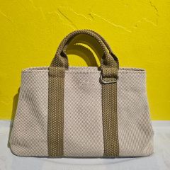 HERMES】エルメス カンヌ PM エトゥープ ビーチバッグ - メルカリ
