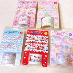 廃盤】シモジマ ファンシーペーパー柄 包装紙柄 マスキングテープ