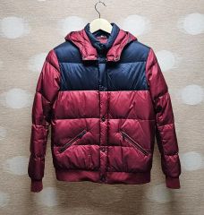 新品未使用 TOMMY ダウンジャケット チェック柄 Lサイズ - メルカリ
