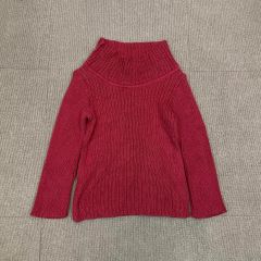 美品✨アンタイトル✨カシミヤ混 オフショル ニット 2 ボルドー ワイン 