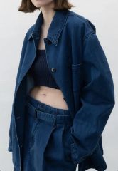 anuke Denim Over Shirts ブルー - メルカリ
