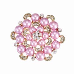 最終値下げCHANEL フラワーモチーフ ブローチ ピンク - メルカリ