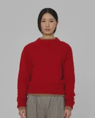 AMOMENTO FLUFFY BRUSHED KNITのサムネイル