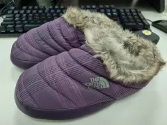 230-235 THE NORTH FACE ザノースフェイス ヌプシ 뮬ダウン スリッポン 防寒 ルームシューズ スリッパ