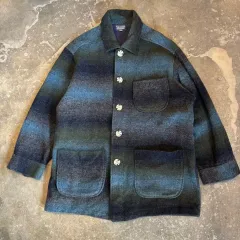 90年代 アメリカ Calvin Klein オンブレ ウール ジャケット