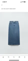 ZARA ザラ ウーマン デニム スカート M