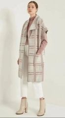 FURFUR チェック柄 ダブルコート新品タグ付き - メルカリ