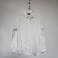 Ralph Lauren ラルフローレン 白 リネンシャツ L ポニー無し 麻 - メルカリ