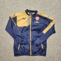 PUMA Arsenal ジャージ Mサイズ ネイビー/ゴールド限定モデル - メルカリ