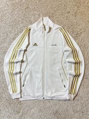 223〉adidas クロコダイル トラックジャケット ボタン 長袖シャツ 