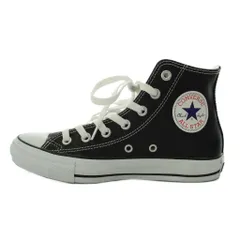 コンバース CONVERSE レザー オールスター LEA ALL STAR HI スニーカー シューズ 24.0cm 黒 ブラック 1B908 /AN47