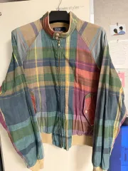 L POLO RALPH LAUREN(ポロラルフローレン) コットン ハリントン ジャケット マルチ 日本 ヴィンテージ