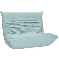 リーン ロゼ/ligne roset3人掛けソファ TOGO トーゴ ブルー現状 - メルカリ