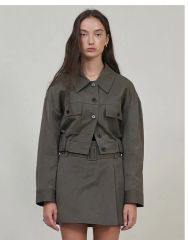 la peau de gem完売商品 toggle blouse ブラウン - メルカリ