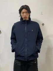 ポロ ネイビー WHO スイングトップ ジャケット XL