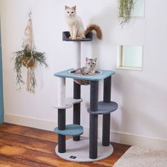 傷あり】KARIMOKU CAT TREE ブルー&モカブラウン - メルカリ