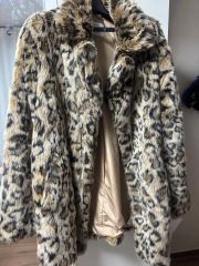 益若つばさ着 リアルファー CECIL McBEE ヒョウ柄ジャケット Y2K 