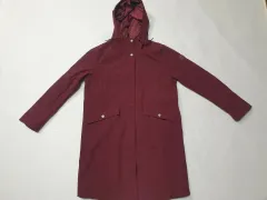 JUICY COUTURE ジューシークチュール 春 フード ロング コート バーガンディ レディース 95サイズのサムネイル