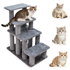 キャットタワー 木製 据え置き キャットハウス キャットステップ 約