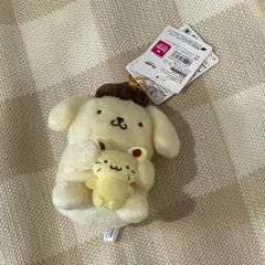 ポムポムプリン 甘かわデザインマスコット ごめんね むに〜 ぬいぐるみ