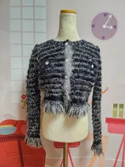 ブラック POINT カーディガン