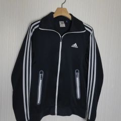 希少 Y2K adidas トラックジャケット 黒 オレンジ テック系 - メルカリ