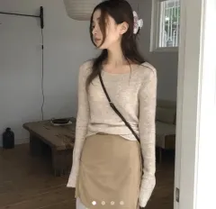華奢 リー ニット