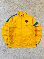 ウィメンズ XL NIKE バルセロナ ウィンドブレーカー ジャケット 黄色