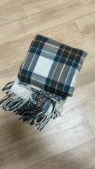 西山眞砂子さん 巾着 【新品未使用】チェック&ストライプ石川ゆみさん