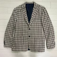 EDIFICE⭐︎Dormeuil チェック柄 テーラードジャケット⭐︎size48