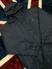 実寸XL NIKE ナイキ スウッシュ ベンチ ロング アウター/ネイビー/日本版