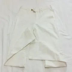 UNIQLO 白 コットン パンツ (73)