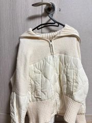 ☆今の時期特価☆ Bunnylis ケーブルニットキルティングジャケット