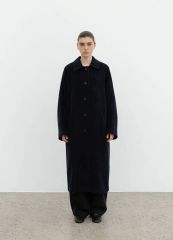 オーラリー カシミヤ ウール チェスターコート ブラック 19aw 0サイズ