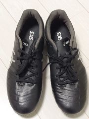 asics WARNO ラグビー スパイク 黒 - メルカリ