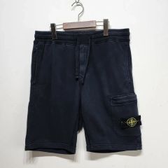 美品 ストーンアイランド カーゴスウェットショーツ ブラック メンズ M