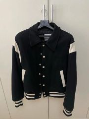 黒 ニット スタジャン ボタン付き - メルカリ